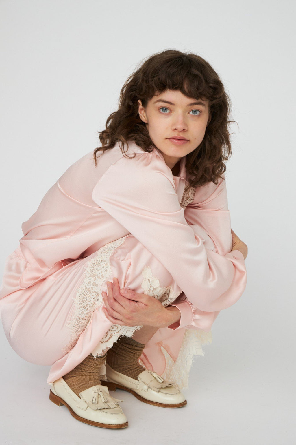 Delicate Lace Midi Skirt