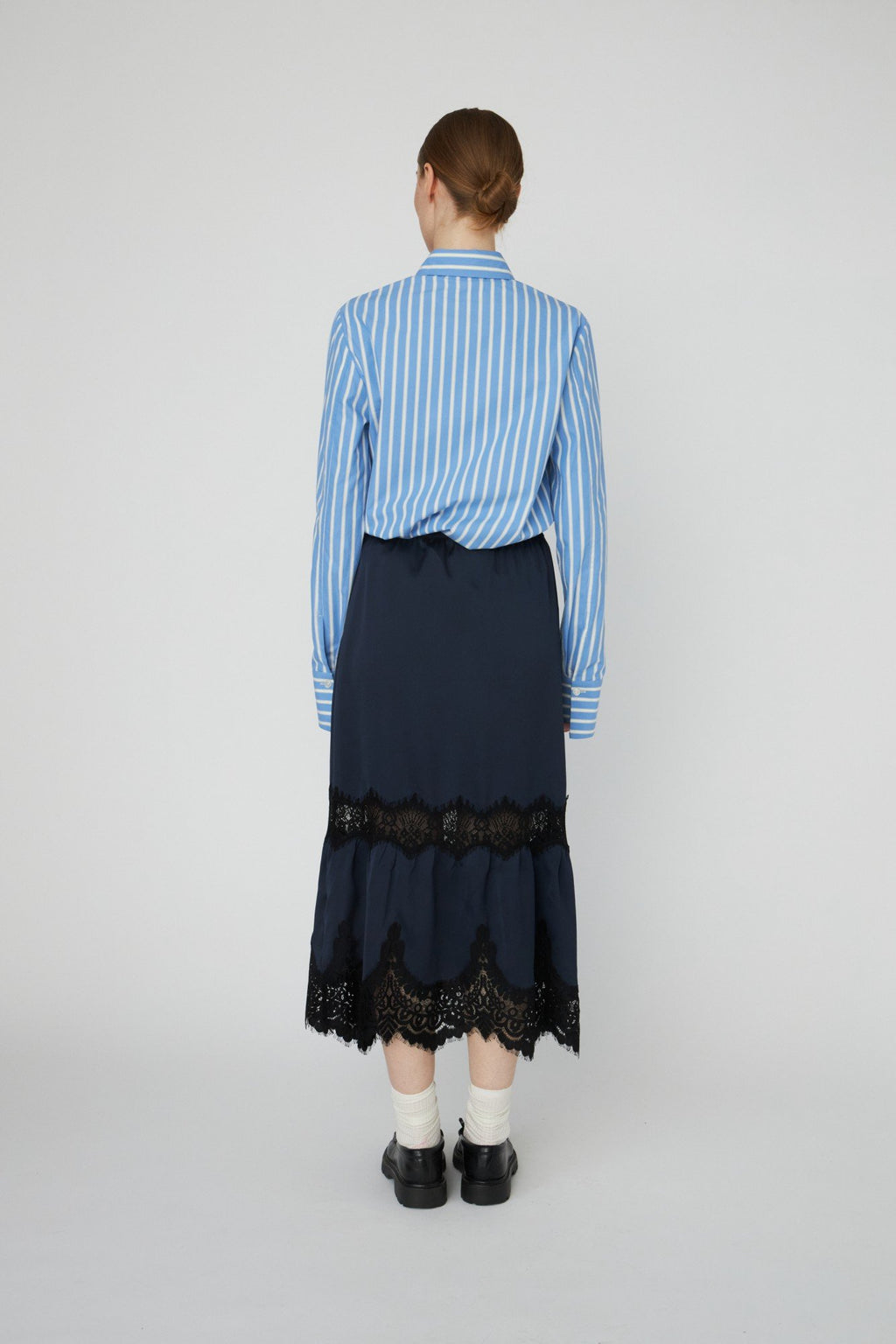 Delicate Lace Midi Skirt