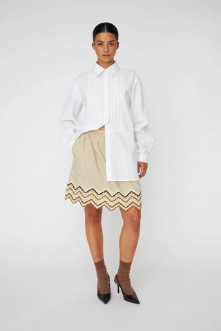 Cotton Poplin Shirt White