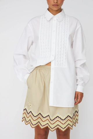 Cotton Poplin Shirt White