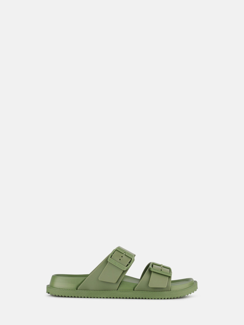 Elise Kaki Sandals with Buckles