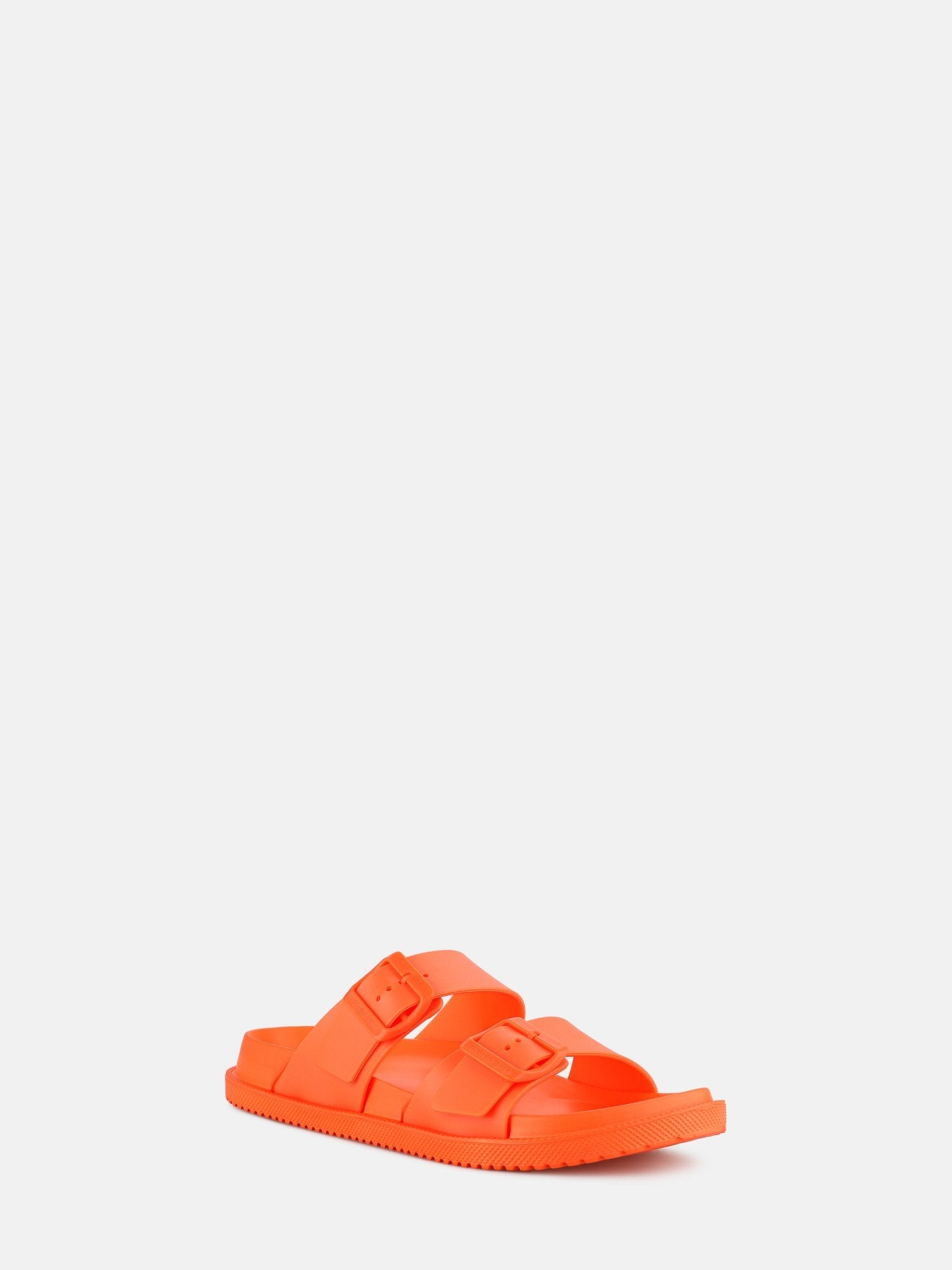 Elise Orange Peel Sandals with Buckles