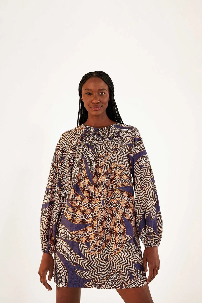 Yawanawa Vanahu Dress - FARM Rio