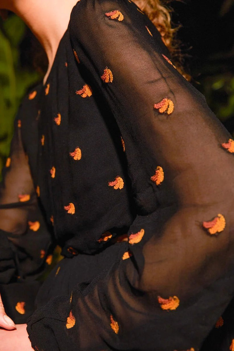 Midi Dress Bananas - FARM Rio