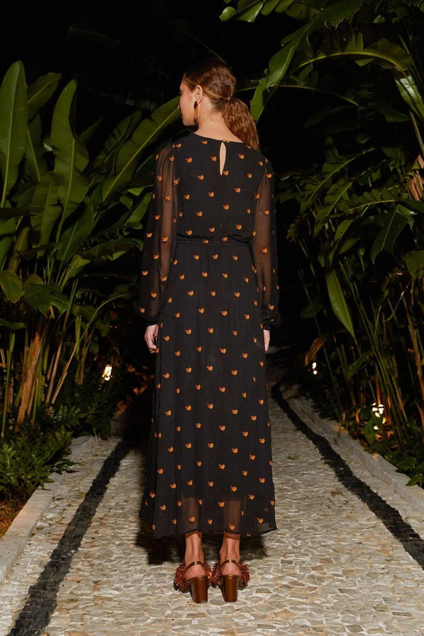 Midi Dress Bananas - FARM Rio