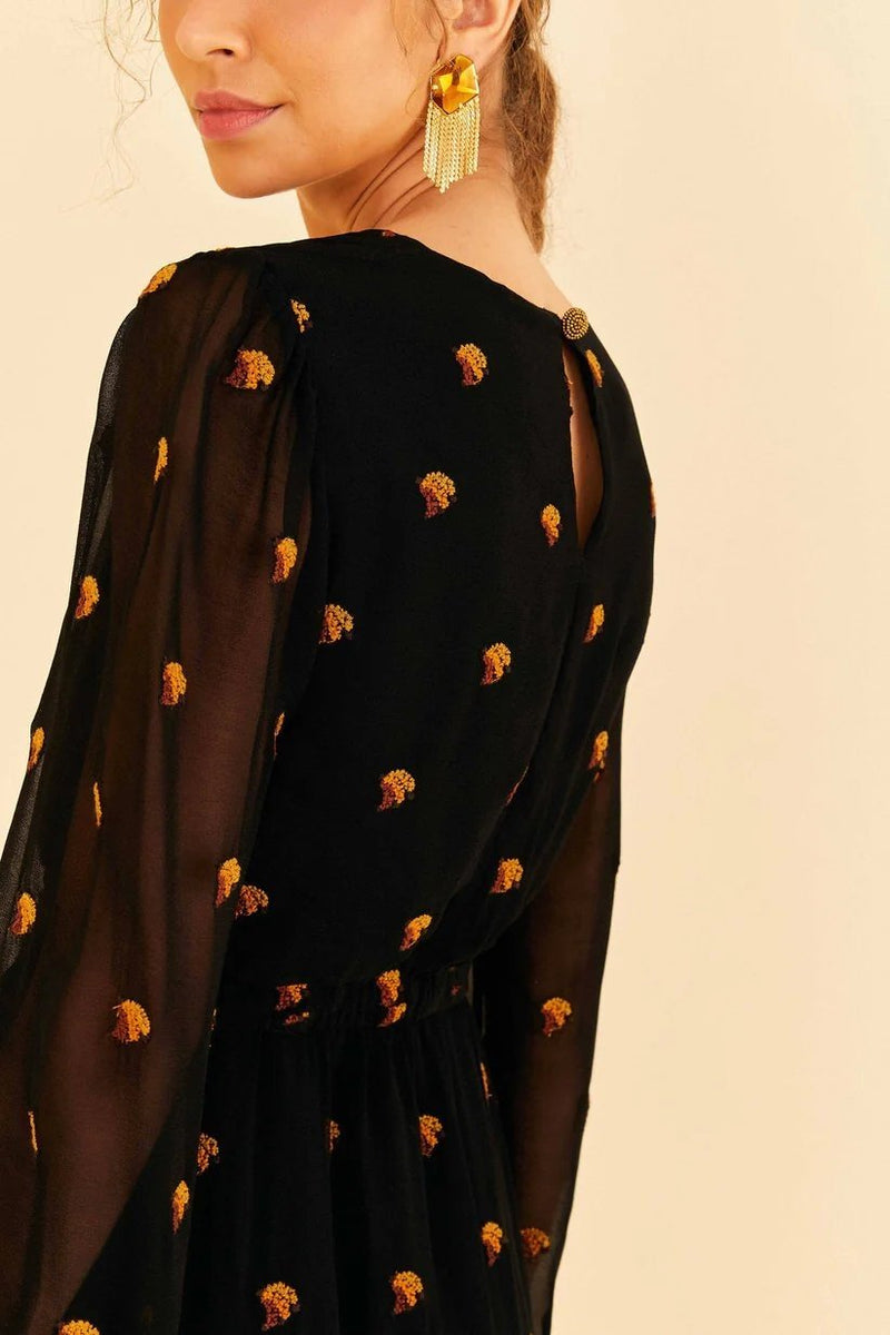 Midi Dress Bananas - FARM Rio