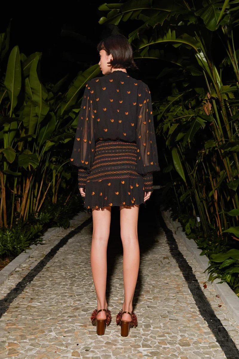 Bananas Mini Dress - FARM Rio