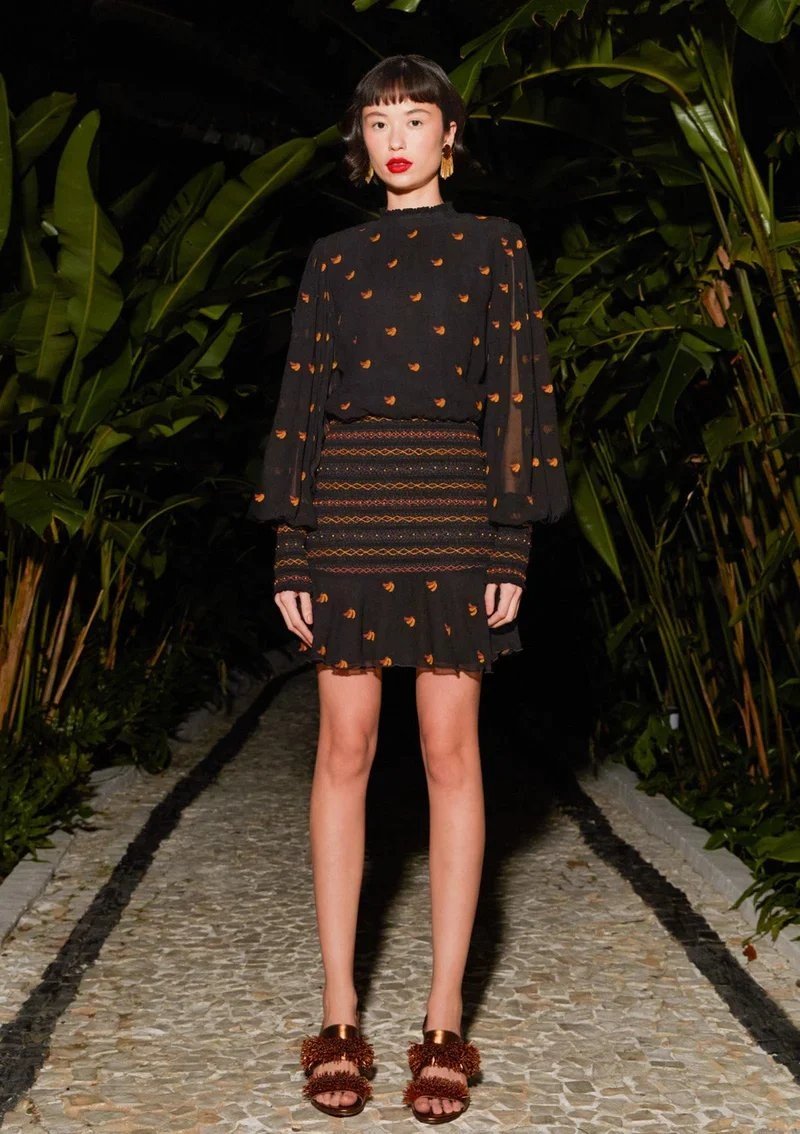 Bananas Mini Dress - FARM Rio