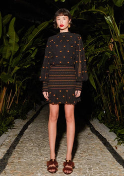 Bananas Mini Dress - FARM Rio