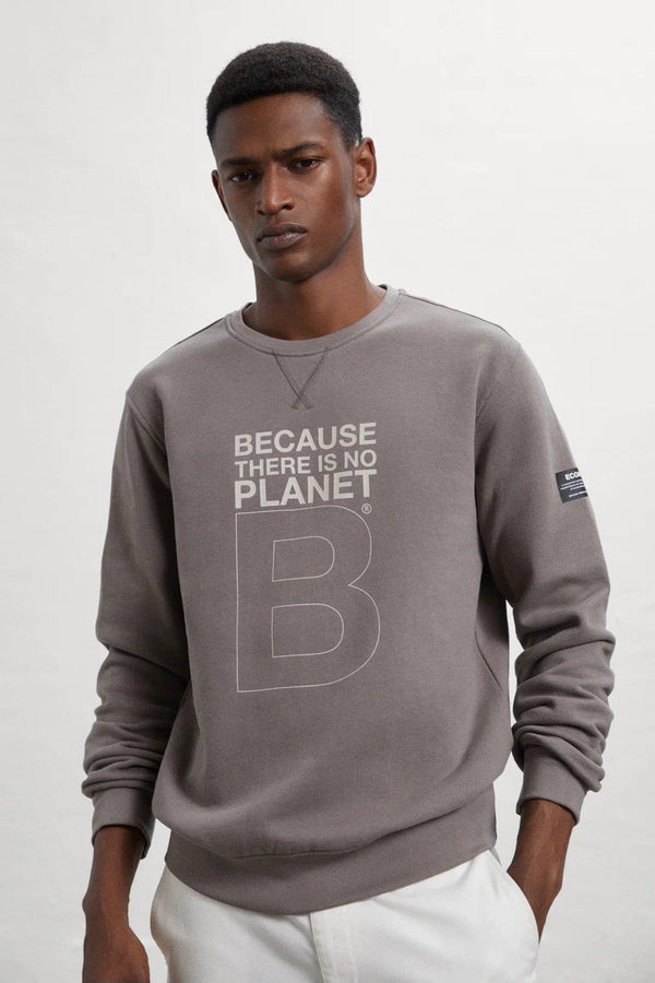 Brown Great B Sweatshirt - Ecoalf