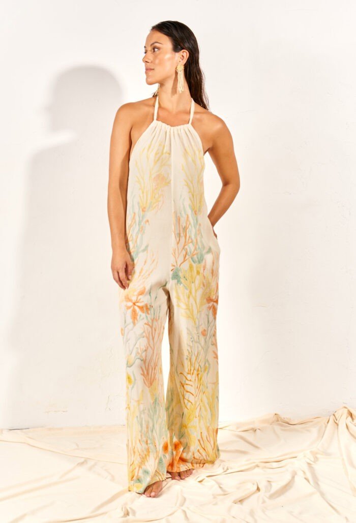 Coral Reef Jumpsuit - GreenKiss