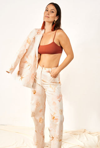 Sea Bliss Cotton Trousers - GreenKiss