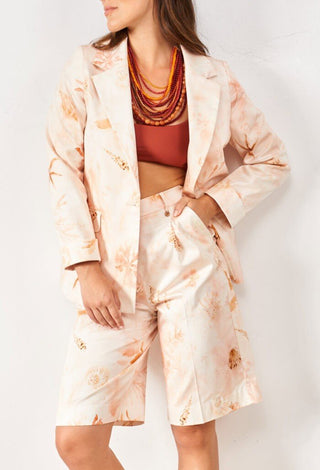 Sea Bliss Cotton Bermuda Shorts - GreenKiss