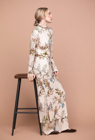 Turtleneck Dress Birdie - GreenKiss