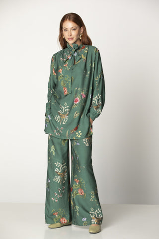 Birdsong Viscose Trousers