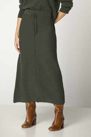 Knit Green Skirt
