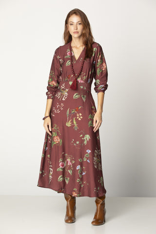Birdsong V-Neck Dress