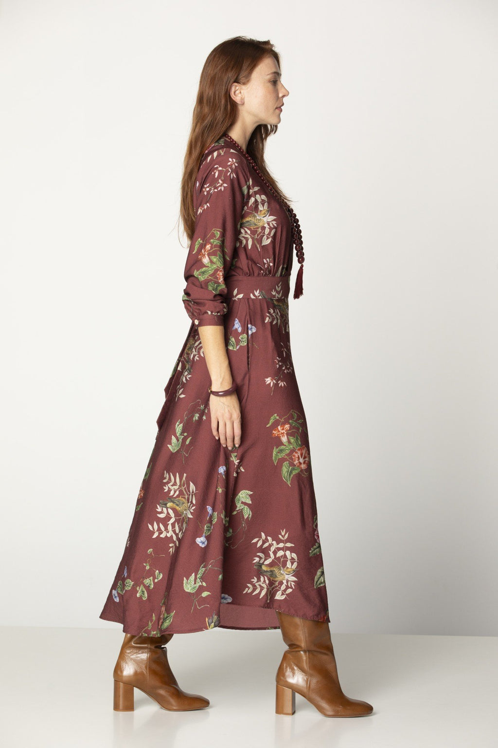 Birdsong V-Neck Dress