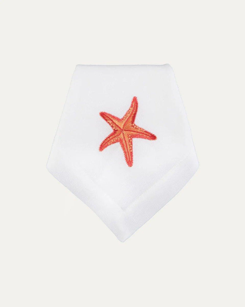 Orange Starfish Napkin - Mariaida Home