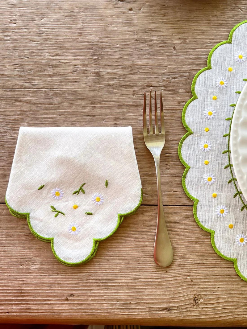 Daisies Napkin - Aida Home Living