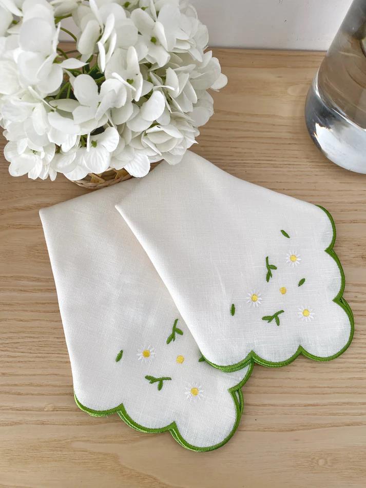 Daisies Napkin - Aida Home Living