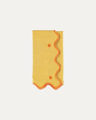 Óbidos Yellow with Terracotta Napkin