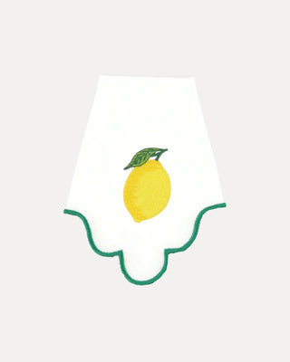 Wavy Napkin with Lemon