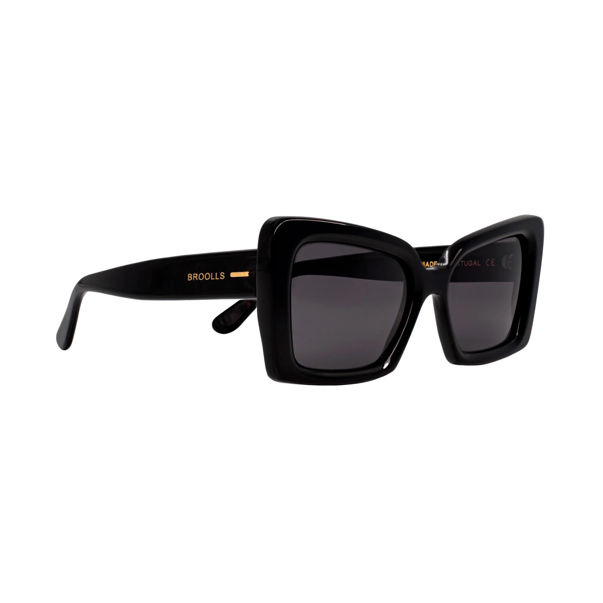 HERITAGE W Black Sunglasses - Broolls