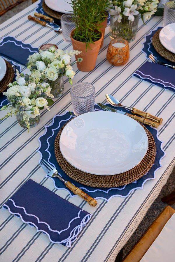 Navy Placemat - Aida Home Living