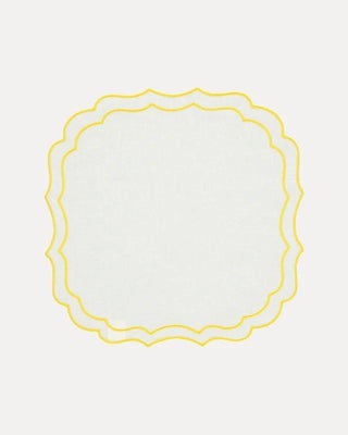 Greta White with Yellow Placemat
