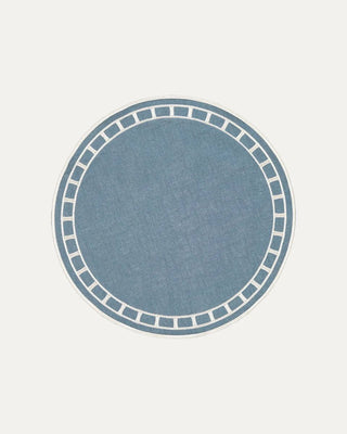 Marim Blue with White Placemat