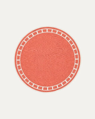Marim Terracotta with White Placemat