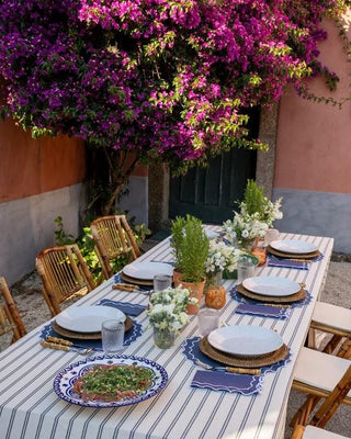 Navy Blue with White Placemat