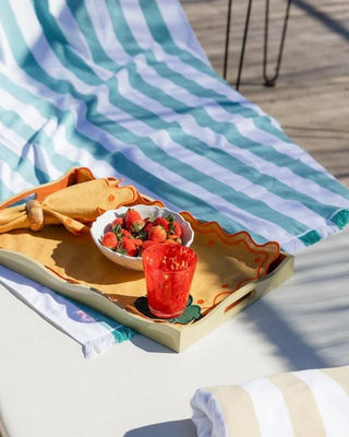 Óbidos Yellow with Terracotta Placemat