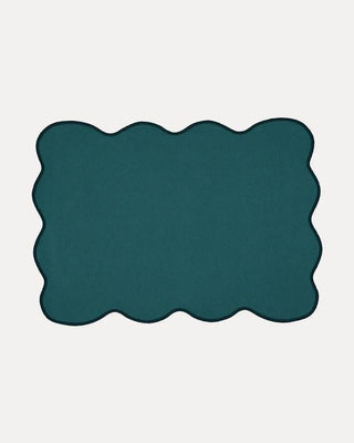 Palma Petroleum Blue with Blue Placemat