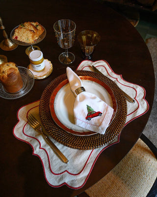 Rattan Placemat Dark Brown