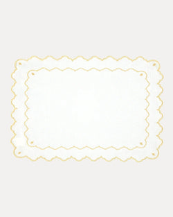 Individual Sapphire White with Gold - Mariaida Home