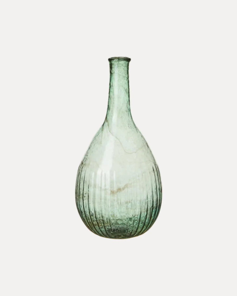 Violet Glass Jug Mint Green Ø12 cm H:22 cm - Mariaida Home