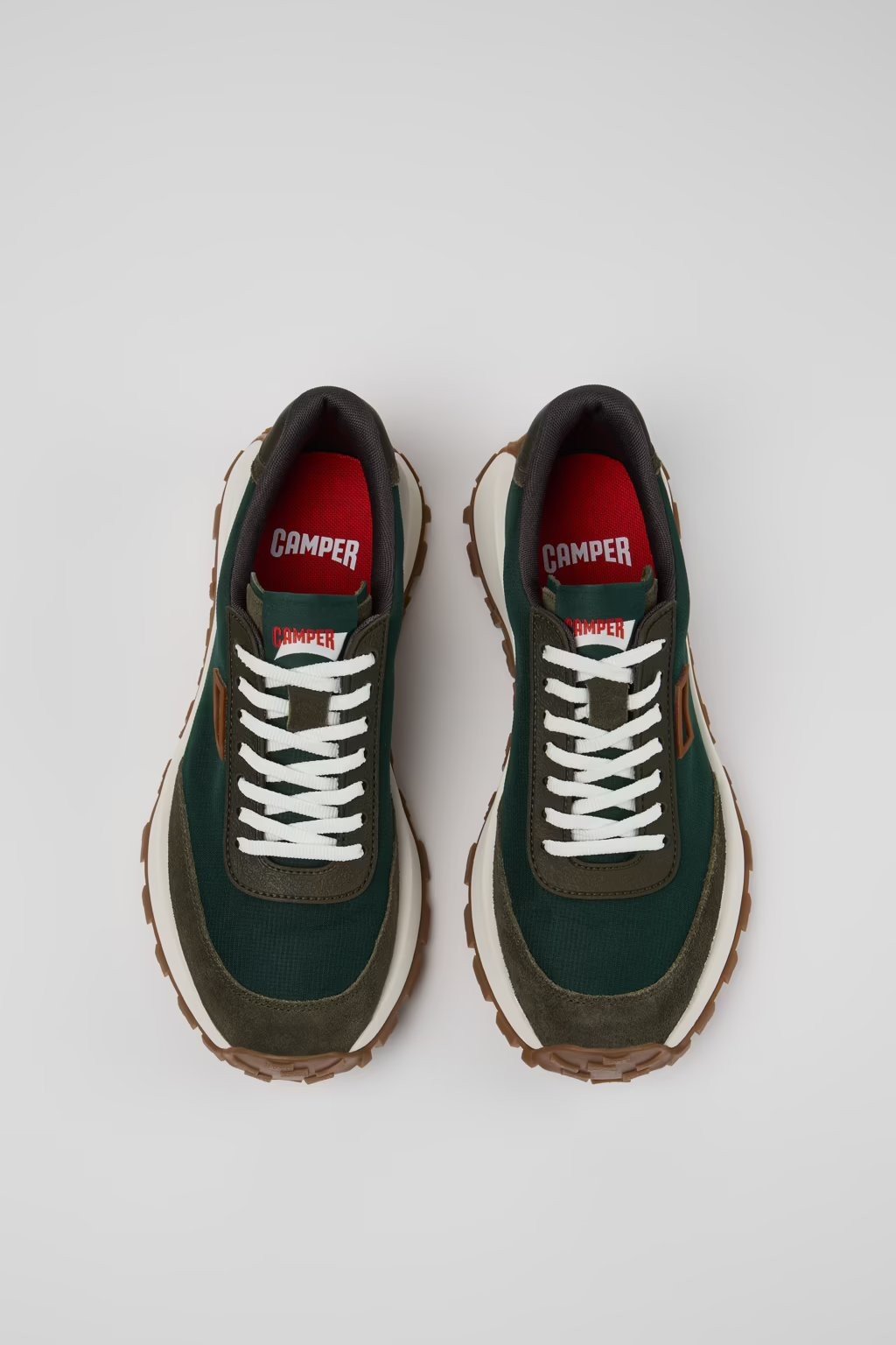 Drift Trail Green Textile and Nubuck Sneakers