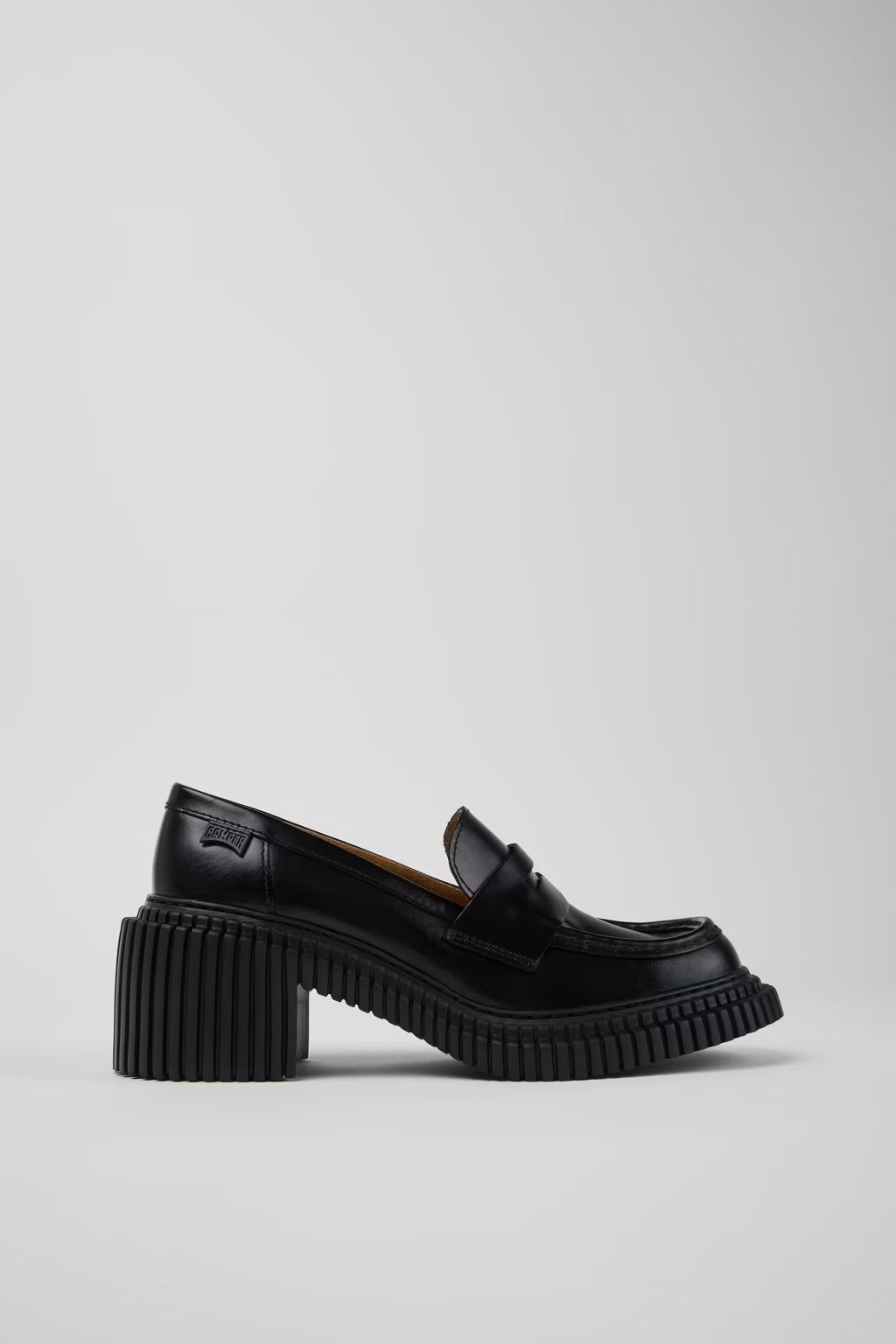 Pix London Black Leather Moccasins