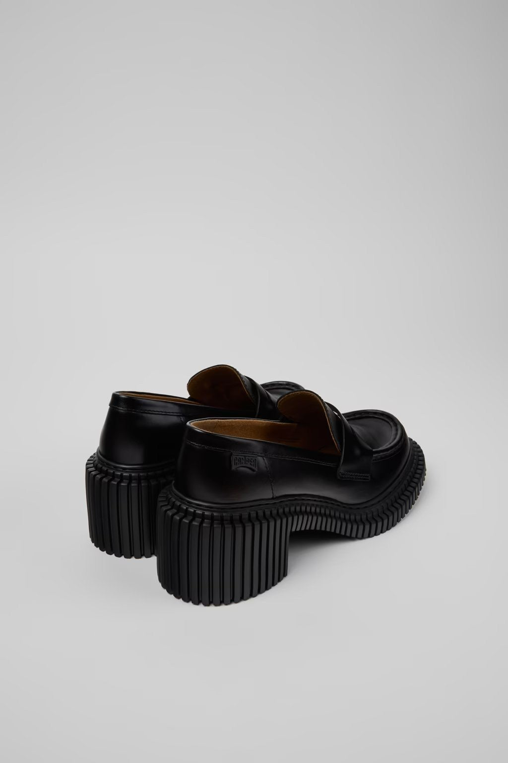 Pix London Black Leather Moccasins