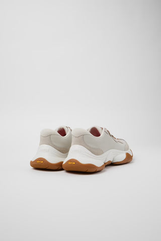 Karst 2 White and Gray Leather Sneakers