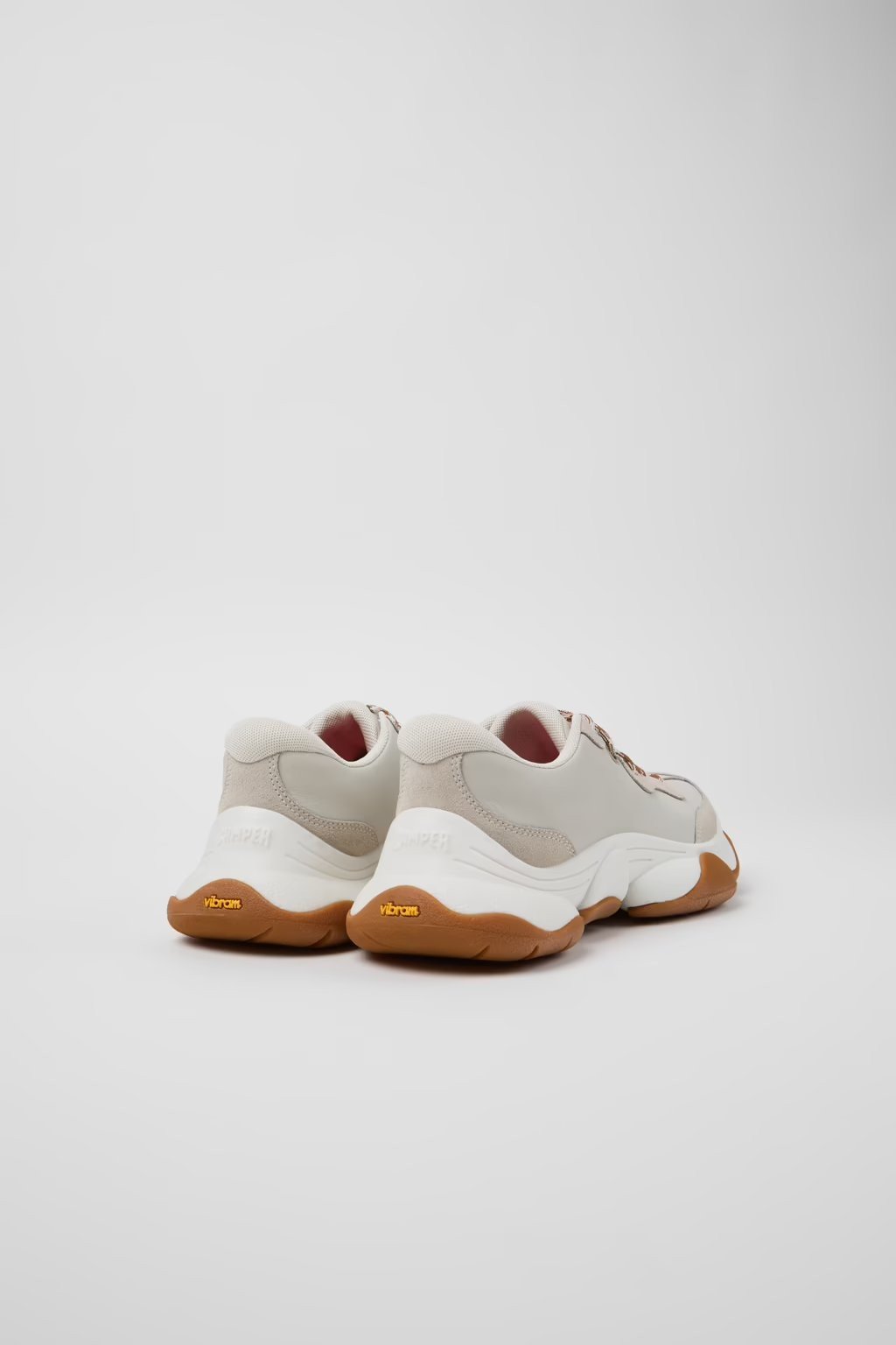 Karst 2 White and Gray Leather Sneakers