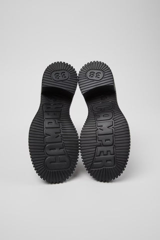 Pix London Burgundy Leather Mid Boots