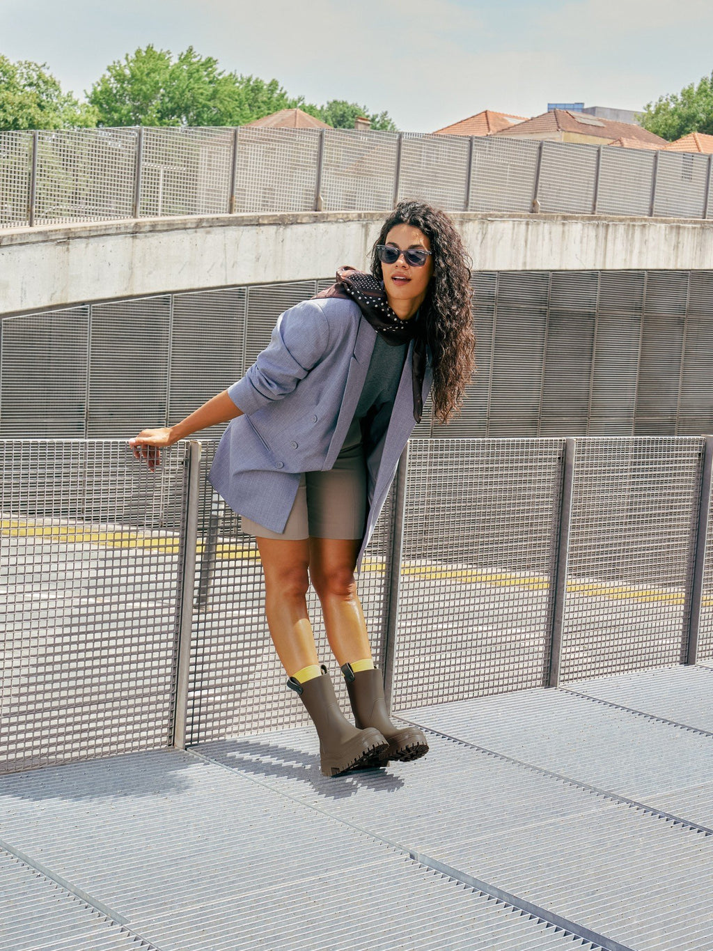 KAIAH Woodland Vegan Mid Calf Brown Boots