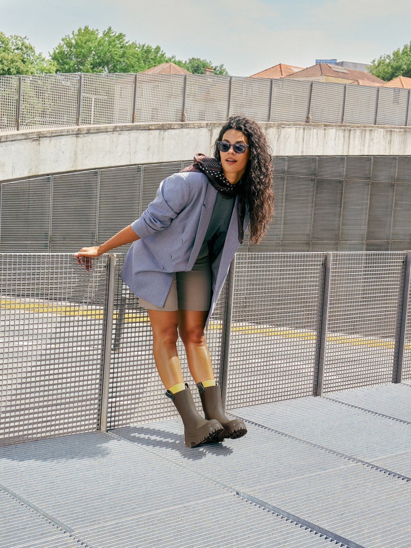 KAIAH Woodland Vegan Mid Calf Brown Boots