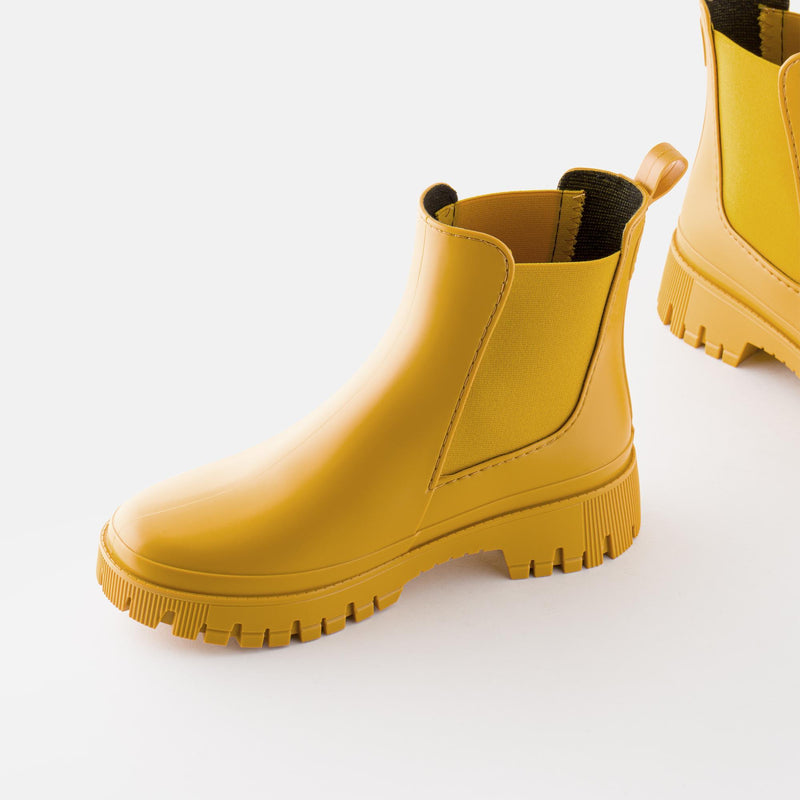 KIRBY 09 Vegan Yellow Mustard Boots - Lemon Jelly