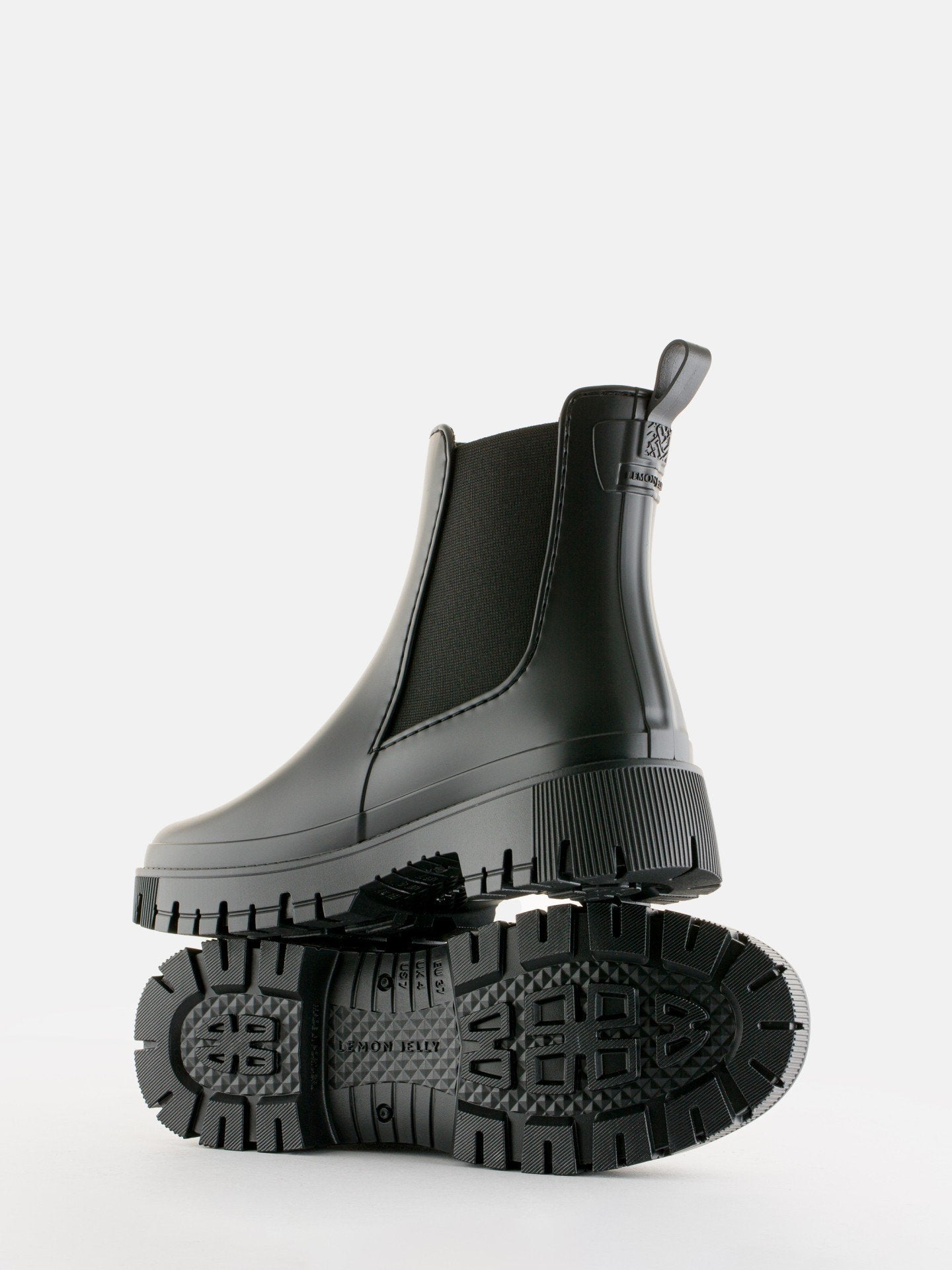 KIRBY Vegan Matte Black Ankle Boots