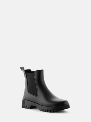 KIRBY Vegan Matte Black Ankle Boots