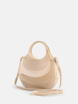 LILI Dust Nude Vegan Beige Bag with Handle